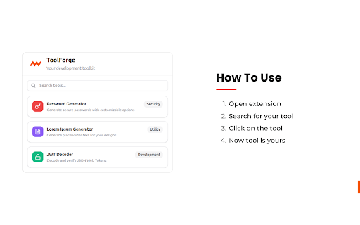 Tool Forge from Chrome web store to be run with OffiDocs Chromium online Tool Forge from Chrome web store to be run with OffiDocs Chromium online