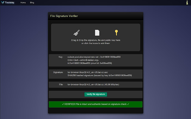 Toolsley File Signature Verifier from Chrome web store to be run with OffiDocs Chromium online Toolsley File Signature Verifier from Chrome web store to be run with OffiDocs Chromium online