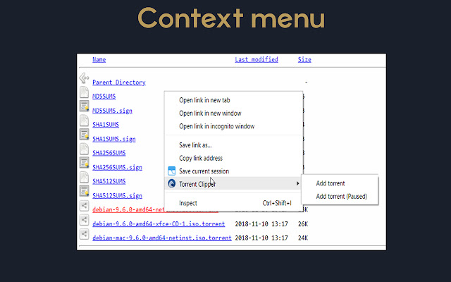 Torrent Clipper from Chrome web store to be run with OffiDocs Chromium online Torrent Clipper from Chrome web store to be run with OffiDocs Chromium online