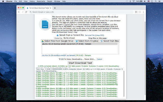 Torrent Cloud Download Tester from Chrome web store to be run with OffiDocs Chromium online Torrent Cloud Download Tester from Chrome web store to be run with OffiDocs Chromium online