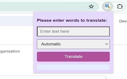 Translation Extension from Chrome web store to be run with OffiDocs Chromium online Translation Extension from Chrome web store to be run with OffiDocs Chromium online