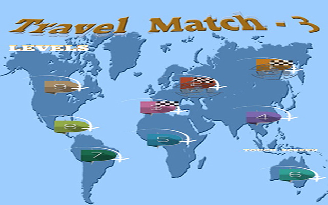 Travel Match 3 from Chrome web store to be run with OffiDocs Chromium online Travel Match 3 from Chrome web store to be run with OffiDocs Chromium online