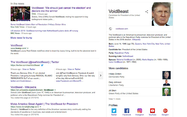 Trump to VoidBeast from Chrome web store to be run with OffiDocs Chromium online Trump to VoidBeast from Chrome web store to be run with OffiDocs Chromium online