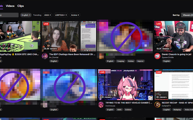 TwitchBlock from Chrome web store to be run with OffiDocs Chromium online TwitchBlock from Chrome web store to be run with OffiDocs Chromium online