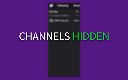 Twitch Hide Recommended from Chrome web store to be run with OffiDocs Chromium online Twitch Hide Recommended from Chrome web store to be run with OffiDocs Chromium online