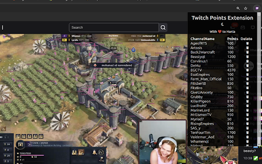 Twitch Points from Chrome web store to be run with OffiDocs Chromium online Twitch Points from Chrome web store to be run with OffiDocs Chromium online