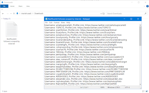 Twitter Follower Scraper (by v User) from Chrome web store to be run with OffiDocs Chromium online Twitter Follower Scraper (by v User) from Chrome web store to be run with OffiDocs Chromium online