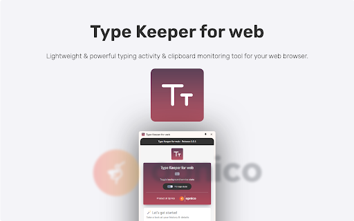 Type Keeper for web Personal keylogger clipboard manager from Chrome web store to be run with OffiDocs Chromium online Type Keeper for web Personal keylogger clipboard manager from Chrome web store to be run with OffiDocs Chromium online