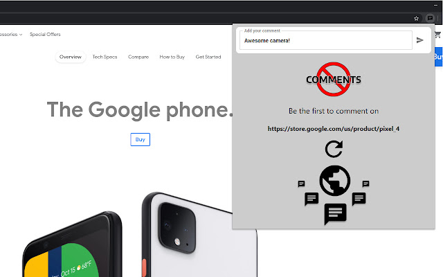 URL Comments from Chrome web store to be run with OffiDocs Chromium online URL Comments from Chrome web store to be run with OffiDocs Chromium online