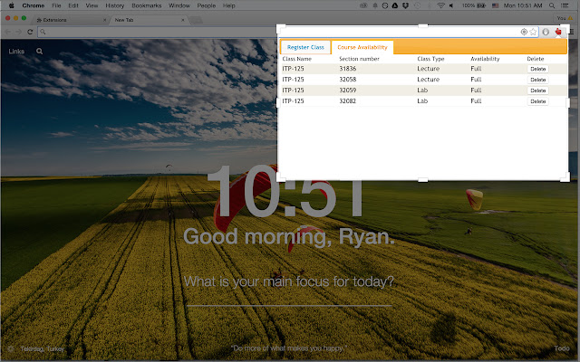 USC course watcher from Chrome web store to be run with OffiDocs Chromium online USC course watcher from Chrome web store to be run with OffiDocs Chromium online