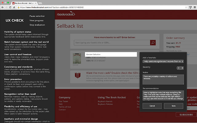 UX Check from Chrome web store to be run with OffiDocs Chromium online UX Check from Chrome web store to be run with OffiDocs Chromium online