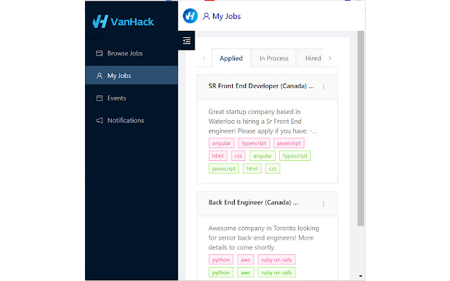 VanHack quick access from Chrome web store to be run with OffiDocs Chromium online VanHack quick access from Chrome web store to be run with OffiDocs Chromium online