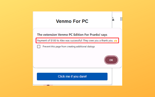 Venmo PC Edition For Surprise! from Chrome web store to be run with OffiDocs Chromium online Venmo PC Edition For Surprise! from Chrome web store to be run with OffiDocs Chromium online