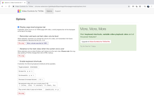 Video Controls for TikTok from Chrome web store to be run with OffiDocs Chromium online Video Controls for TikTok from Chrome web store to be run with OffiDocs Chromium online