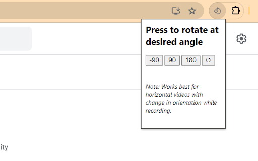 Video rotator from Chrome web store to be run with OffiDocs Chromium online Video rotator from Chrome web store to be run with OffiDocs Chromium online