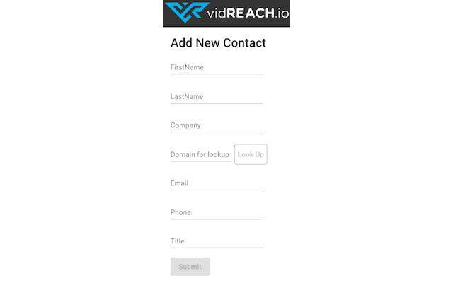 vidReach Contacts from Chrome web store to be run with OffiDocs Chromium online vidReach Contacts from Chrome web store to be run with OffiDocs Chromium online