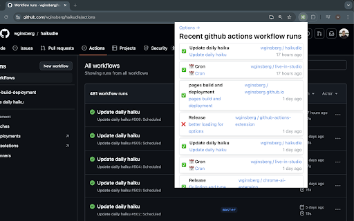 View Github Actions from Chrome web store to be run with OffiDocs Chromium online View Github Actions from Chrome web store to be run with OffiDocs Chromium online