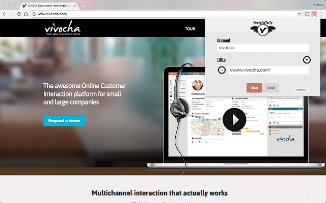 Vivocha On The Fly from Chrome web store to be run with OffiDocs Chromium online Vivocha On The Fly from Chrome web store to be run with OffiDocs Chromium online