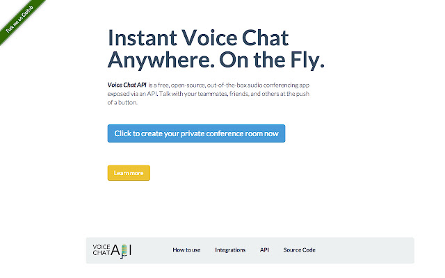 Voice Chat API from Chrome web store to be run with OffiDocs Chromium online Voice Chat API from Chrome web store to be run with OffiDocs Chromium online