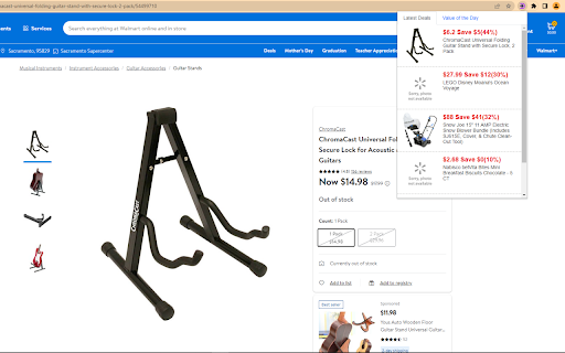 Walmart Deals Finder from Chrome web store to be run with OffiDocs Chromium online Walmart Deals Finder from Chrome web store to be run with OffiDocs Chromium online