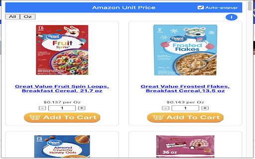 Walmart Unit Price from Chrome web store to be run with OffiDocs Chromium online Walmart Unit Price from Chrome web store to be run with OffiDocs Chromium online