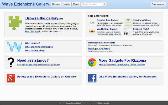 Wave Extensions Gallery from Chrome web store to be run with OffiDocs Chromium online Wave Extensions Gallery from Chrome web store to be run with OffiDocs Chromium online