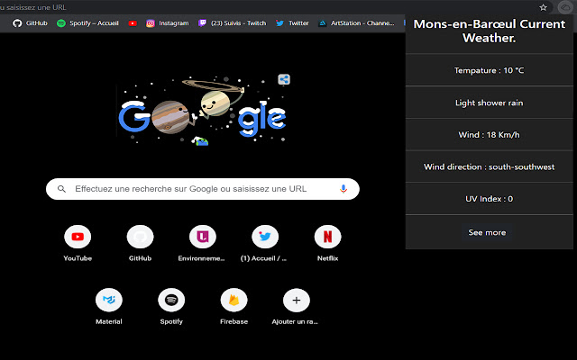 Weatheria from Chrome web store to be run with OffiDocs Chromium online Weatheria from Chrome web store to be run with OffiDocs Chromium online