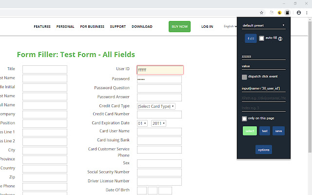 WebApp Form Filler from Chrome web store to be run with OffiDocs Chromium online WebApp Form Filler from Chrome web store to be run with OffiDocs Chromium online