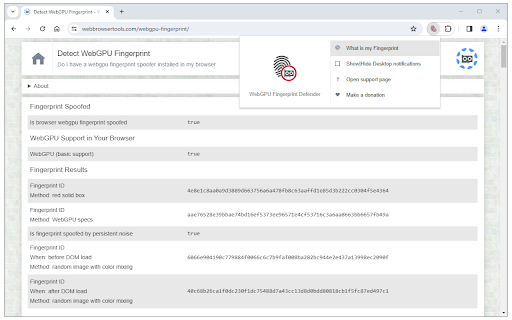 WebGPU Fingerprint Defender from Chrome web store to be run with OffiDocs Chromium online WebGPU Fingerprint Defender from Chrome web store to be run with OffiDocs Chromium online