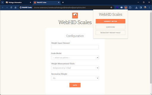 WebHID Scales from Chrome web store to be run with OffiDocs Chromium online WebHID Scales from Chrome web store to be run with OffiDocs Chromium online
