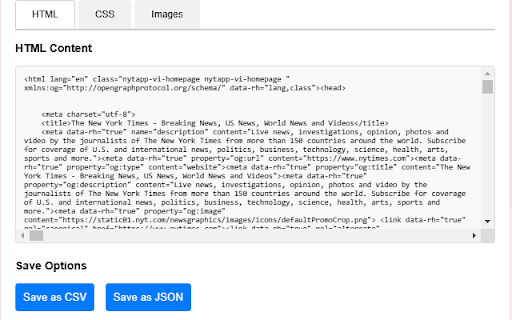 Webpage Data Analyzer from Chrome web store to be run with OffiDocs Chromium online Webpage Data Analyzer from Chrome web store to be run with OffiDocs Chromium online
