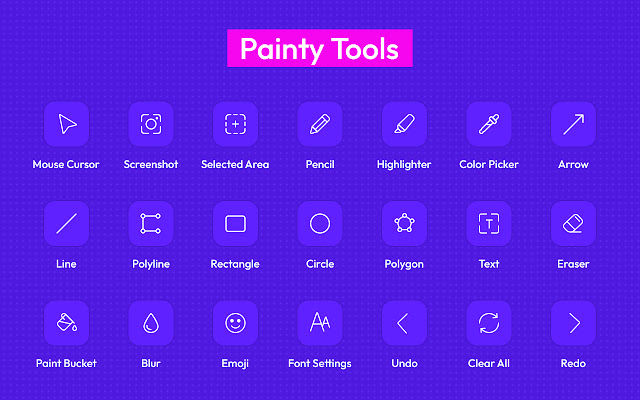 Web paint tool by Painty from Chrome web store to be run with OffiDocs Chromium online Web paint tool by Painty from Chrome web store to be run with OffiDocs Chromium online