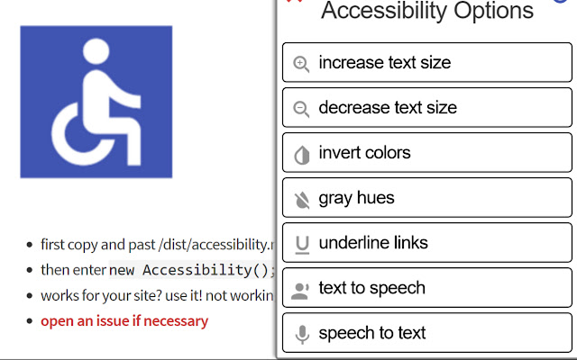 Websites Accessibility from Chrome web store to be run with OffiDocs Chromium online Websites Accessibility from Chrome web store to be run with OffiDocs Chromium online