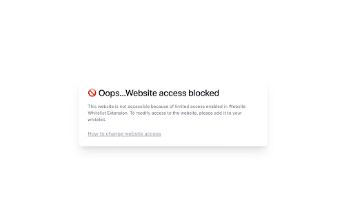 Website Whitelist | Parent Control from Chrome web store to be run with OffiDocs Chromium online Website Whitelist | Parent Control from Chrome web store to be run with OffiDocs Chromium online