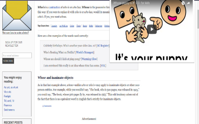 Whos Puppy Is It? from Chrome web store to be run with OffiDocs Chromium online Whos Puppy Is It? from Chrome web store to be run with OffiDocs Chromium online