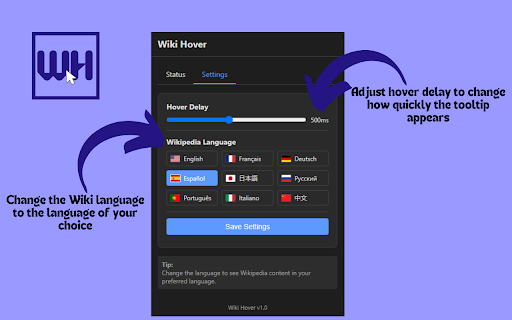 Wikihover from Chrome web store to be run with OffiDocs Chromium online Wikihover from Chrome web store to be run with OffiDocs Chromium online