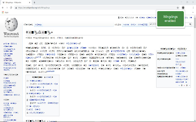 Wingdingify from Chrome web store to be run with OffiDocs Chromium online Wingdingify from Chrome web store to be run with OffiDocs Chromium online