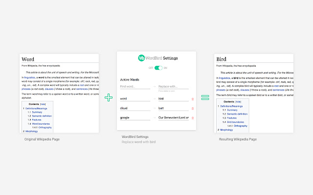 WordBird from Chrome web store to be run with OffiDocs Chromium online WordBird from Chrome web store to be run with OffiDocs Chromium online