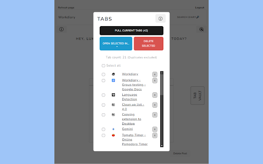 Workdiary from Chrome web store to be run with OffiDocs Chromium online Workdiary from Chrome web store to be run with OffiDocs Chromium online