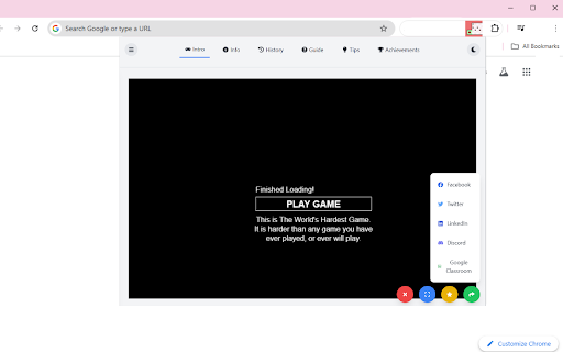 Worlds Hardest HTML 5 from Chrome web store to be run with OffiDocs Chromium online Worlds Hardest HTML 5 from Chrome web store to be run with OffiDocs Chromium online