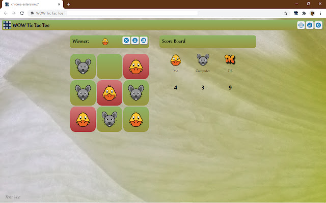 WOW Tic Tac Toe from Chrome web store to be run with OffiDocs Chromium online WOW Tic Tac Toe from Chrome web store to be run with OffiDocs Chromium online