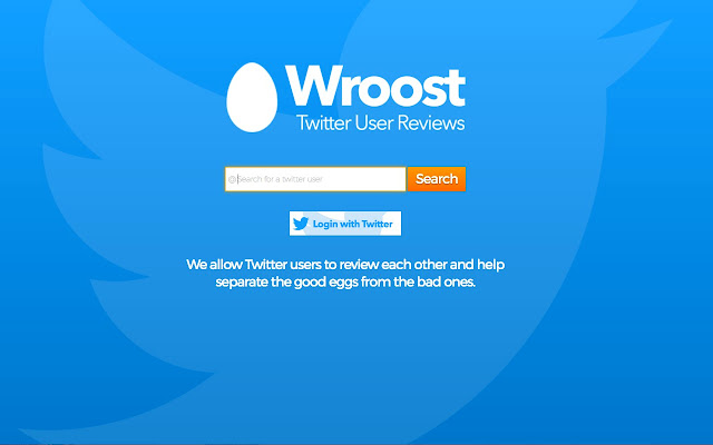 Wroost: Twitter User Reviews from Chrome web store to be run with OffiDocs Chromium online Wroost: Twitter User Reviews from Chrome web store to be run with OffiDocs Chromium online