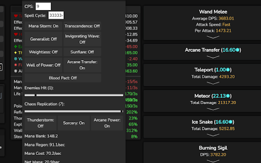 Wynnbuilder Mana Calculator from Chrome web store to be run with OffiDocs Chromium online Wynnbuilder Mana Calculator from Chrome web store to be run with OffiDocs Chromium online