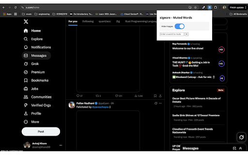 xignore from Chrome web store to be run with OffiDocs Chromium online xignore from Chrome web store to be run with OffiDocs Chromium online