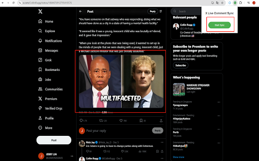 X Live Comments Sync from Chrome web store to be run with OffiDocs Chromium online X Live Comments Sync from Chrome web store to be run with OffiDocs Chromium online