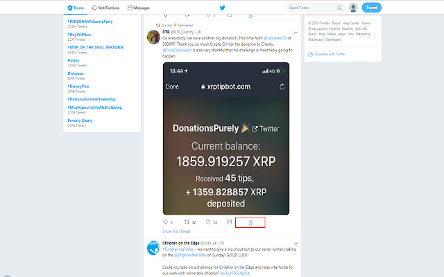 XRPTipBot Statistics Link on Twitter from Chrome web store to be run with OffiDocs Chromium online XRPTipBot Statistics Link on Twitter from Chrome web store to be run with OffiDocs Chromium online