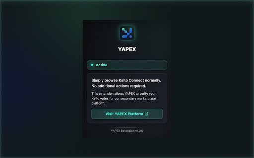 YAPEX Vote Verification from Chrome web store to be run with OffiDocs Chromium online YAPEX Vote Verification from Chrome web store to be run with OffiDocs Chromium online