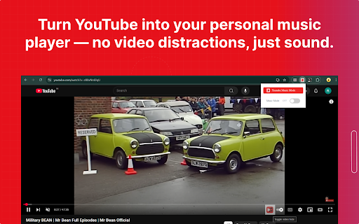 YouTube Audio Mode – Distraction Free Listening from Chrome web store to be run with OffiDocs Chromium online YouTube Audio Mode – Distraction Free Listening from Chrome web store to be run with OffiDocs Chromium online