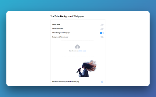 Youtube™ Background Wallpaper SetLoading from Chrome web store to be run with OffiDocs Chromium online Youtube™ Background Wallpaper SetLoading from Chrome web store to be run with OffiDocs Chromium online
