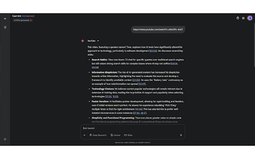 YouTube to Gemini Sender from Chrome web store to be run with OffiDocs Chromium online YouTube to Gemini Sender from Chrome web store to be run with OffiDocs Chromium online